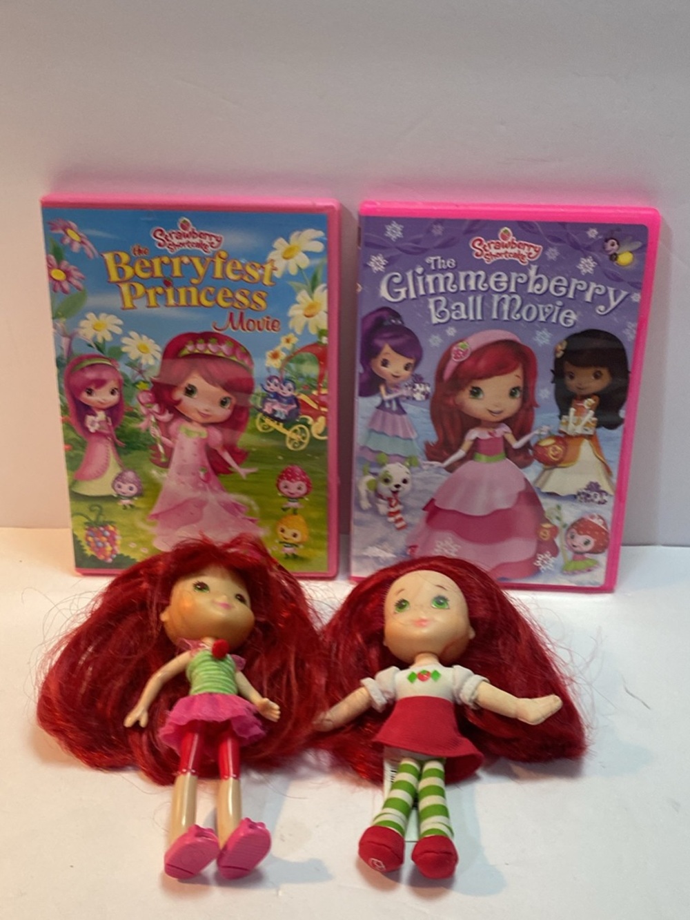 Strawberry shortcake vintage doll lot+dvds